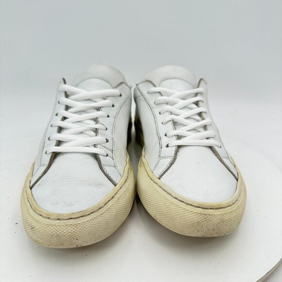 Common Project Achilles Women Size EU 37 US 7 White Leather Low Training Shoes - Picture 2 of 11